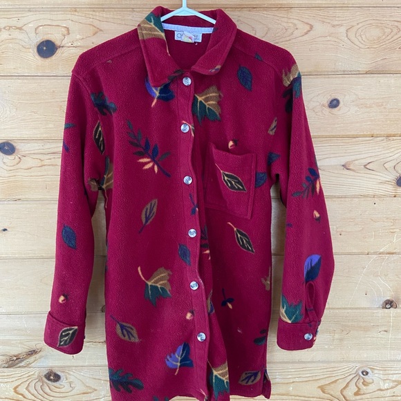 Vintage Cherokee fall fleece shacket, size small, fits larger/baggy - Picture 1 of 2